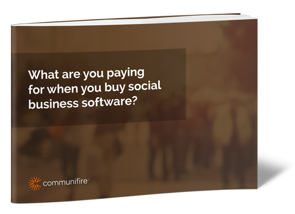 What are you paying for when you buy social business software